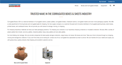 Desktop Screenshot of corrugatedboxesusa.com